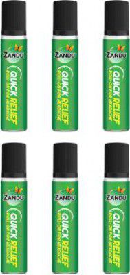 ZANDU Quick Relief Roll-On 9ml - PACK OF 6 Spray (6 x 1.5 ml)