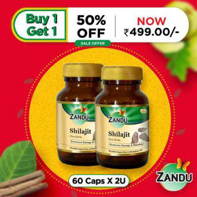 Zandu Shilajit (60 Caps)(Buy 1 Get 1)