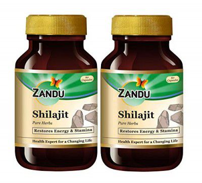 Zandu Shilajit Capsule, 60 capsules - [ Pack Of 2 ]