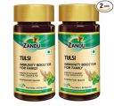 Zandu Tulsi 120 Veg Capsules, Tulsi is known as Natural Immunity Booster and Stress Buster - (Pack of 60 x 2)...
