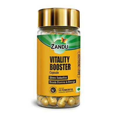 Zandu Vitality Booster Capsule - 60 Veg Capsules