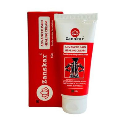 Zanskar Advanced Pain Healing Cream | Deep Relief from Back Pain | 50 g