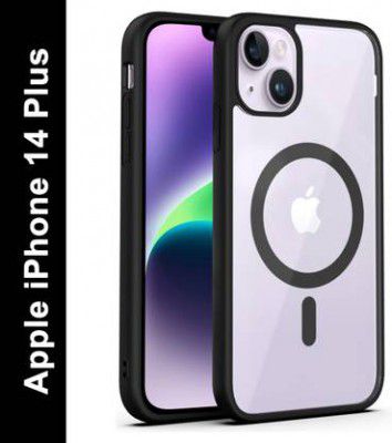 Zapcase Back Cover for Apple iPhone 14 Plus  (Black, Magsafe, Pack of: 1)