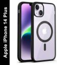 Zapcase Back Cover for Apple iPhone 14 Plus  (Black, Magsafe, Pack of: 1)...