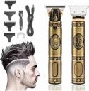 ZATCO T-BLADE Hair ClippR Waterproof Trimmer 90 min Trimmer 120 min Runtime 4 Length Settings  (Gold)...
