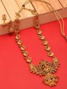 Zaveri Pearls Gold-Toned Sacred Goddess Jewellery Set...