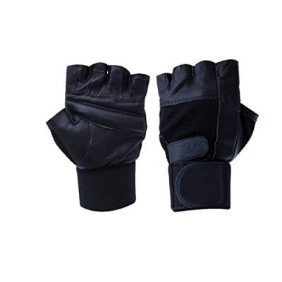 ZaySoo Gym Gloves Gym & Fitness Half Gloves Black