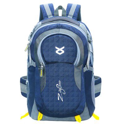 ZaySoo Ultimate Unisex Travel Hiking Laptop Bag Up to 19-inch, Rainproof with Rain Cover Internal Organizer Your All-in-One Backpack Rucksack College Companion