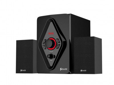 Zazz MS2125-KLR 2.1 Channel Multimedia Wooden Cased Speaker (Black)