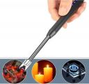 zcxq Windproof Electric Arc Lighter with Safety Lock & 360° (Multicolor, Pack of 1)...