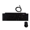 ZEBION Vikings Wired Keyboard Mouse Combo with Nano Receiver...