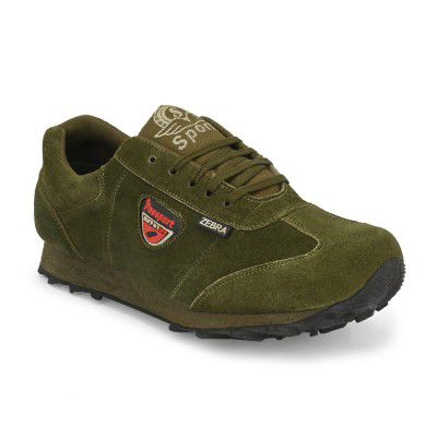Zebra Mens Swede Wood Fly Sport Shoes