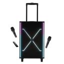 Zebronics 120W Party Trolley DJ Speaker, Upto 5h Playback, Dual UHF Mic, Karaoke (Party Fyre 400)...