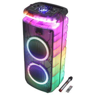 ZEBRONICS 160W Party DJ Speaker, 8h Playback (Glow Box 8B)