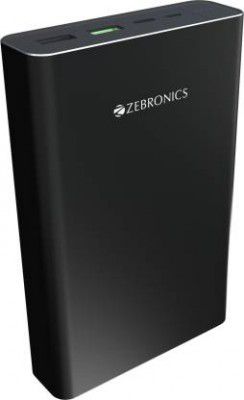 ZEBRONICS 19200 mAh Power Bank (100 W, Fast Charging)  (Black, Lithium-ion)