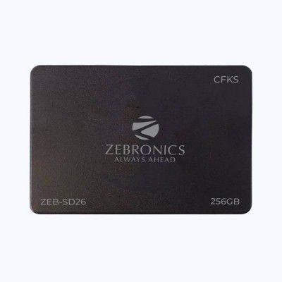 ZEBRONICS 2.5 SATA SSD 256 GB Laptop, Desktop, All in One PCs Internal Solid State Drive (SSD) (ZEB-SD26)  (Interface: SATA, Form Factor: 2.5 Inch)
