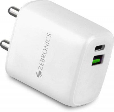 ZEBRONICS 20 W 3 A Mobile ZEB-MA105B Charger
