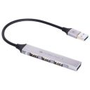 Zebronics 200HB USB 3.0 4 Port hub with Hi Speed Data Transfer, Aluminum + ABS Body, 15cm Cable, Sleek Design and Plug Play Usage...