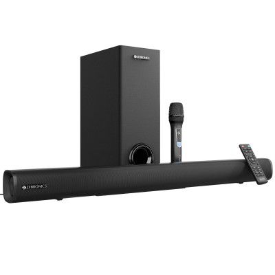 Zebronics 200W Soundbar with Dual Drivers, Virtual 5.1 Surround, 5.2" Subwoofer (Juke Bar 4120)