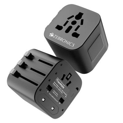 Zebronics 2500W All-in-One Universal Travel Adapter (Travmate 150)