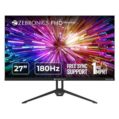 Zebronics 27" IPS Panel 180Hz ZEB-S27A Gaming Monitor