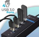 ZEBRONICS (4 in 1 Hub), 4 Ports, USB 3.0, Backward Compatible, Multi Device Connection ZEB- 300HB USB Hub (Black)...