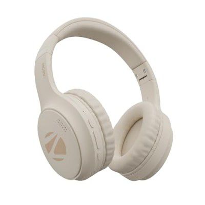 ZEBRONICS Aeon Wireless Over Ear Headphone Rapid Charging (Beige)