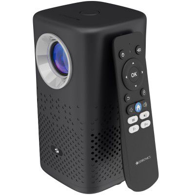 Zebronics Android Portable Smart Projector, 1080p Support (Pixaplay 74B) (Grey)