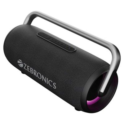 ZEBRONICS AXON 200 Portable Party Bluetooth Speaker, 180W RMS, 5 Drivers + 2 Passive Radiators, Z-Sync Mode, IPX6, Upto 10 Hours Playback