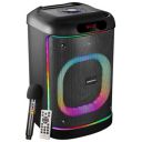 ZEBRONICS BASH Portable Bluetooth Speaker, 60W RMS, 20.32cm, Included Voice Changing Wireless Microphone...