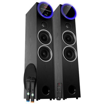 ZEBRONICS BTM9800RUCF 2.0 Tower Speaker, 200 Watts, HDMI ARC, Coaxial in, Supports Bluetooth