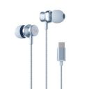 ZEBRONICS Buds C10 in-Ear Type-C Earphone with in-line Mic, Metallic Design, Volume Control, 1.2m Cable, 10mm Driver, (Light Blue)...