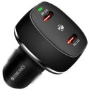 Zebronics Cc60 Car Charger with 60 Watts Rapid Charge, Dual Type C Pd Ports, Black...