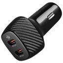 ZEBRONICS CC90 90 Watts Car Smartphone Charger with Dual Type C Output, Type C Power Delivery (PD), Compact Design, Built in Protections,Black...