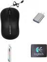 ZEBRONICS Comfort Mouse, C-OTG, MousePad, Cable Protector (Set of 4) Combo Set...