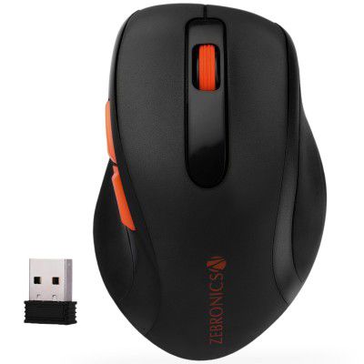ZEBRONICS Curve High Precision Mouse with 6 Buttons