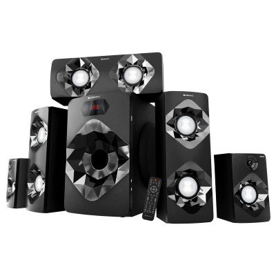 ZEBRONICS Dragon 2 5.1 Home Theater Speaker with 8" Subwoofer, 190W RMS Powerful Bass