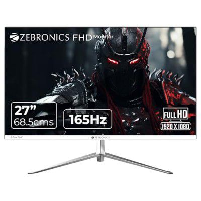 ZEBRONICS EA127 27" Slim Gaming Monitor, FHD 1920x1080, 16:9 Aspect Ratio