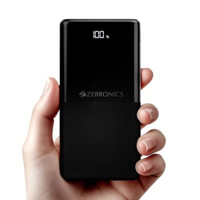 ZEBRONICS EnergiPod 10R1, Power Bank, 10000 mAh, 22.5W Super Fast Charging PD 3.0 (PPS)