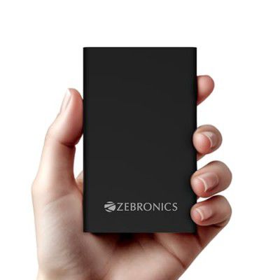 ZEBRONICS EnergiTank 10MR1, Metal Power Bank, 10000 mAh, 22.5W Super Fast Charging
