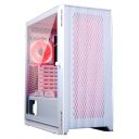ZEBRONICS Glass Raptor Mid-Tower Premium Gaming Cabinet, RGB LED Control, (White)...