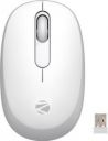 ZEBRONICS Groot Ambidextrous Optical Mouse 1600DPI, Silent Ergonomic with 2 Years Warranty With Bluetooth (2.4GHz Wireless, White + Grey)...