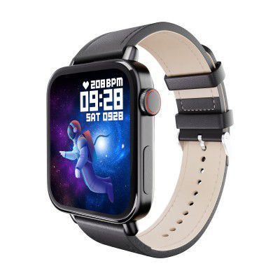 ZEBRONICS Iconic AMOLED Bluetooth Calling Smartwatch, (Classic Black)