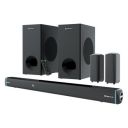 ZEBRONICS Juke BAR 9552, Dolby Audio, Dual Wireless Subwoofer & Satellite, 625 Watts, RGB LED, Bluetooth Soundbar (Black, 5.2 Channel)...