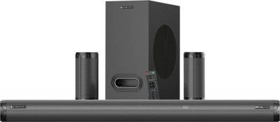 ZEBRONICS ZEB JukeBar 700 5.1 Dolby Audio with Dual Wireless Rear Satellites 525 W Bluetooth Soundbar (Black, 5.1 Channel)