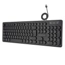 Zebronics K24 Wired USB Keyboard, 104 Keys, Long Life 8 Million Keystrokes, Silent & Comfortable Use...