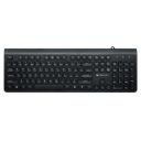 ZEBRONICS K51 Wired Keyboard with 105 Keys, 1.3m Cable, ₹ Key, USB Interface, 12 Integrated Multimedia Keys, Slim Design, Plug and Play (Black)...