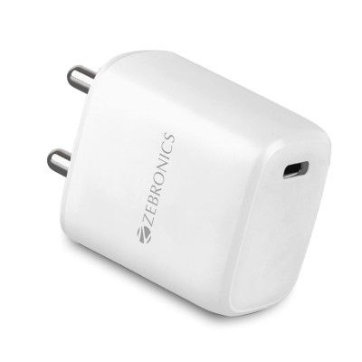 Zebronics MA103B Mobile Adapter with Type C Port of 20w