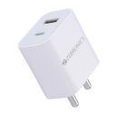 Zebronics MA106B Type C + USB Charger, Dual Output, 20W max, Multi Protocol, for iPhone...