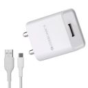 ZEBRONICS MA5212A USB Mobile Adapter with 12 Watts, Wide Input Range, Built-in Protections, High Efficiency, Compact Design, Type-C Cable Included...